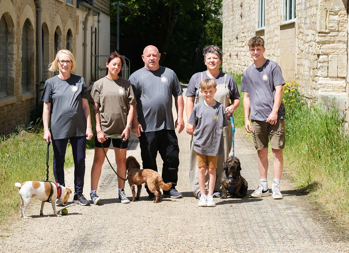 Four Acres team standing outside